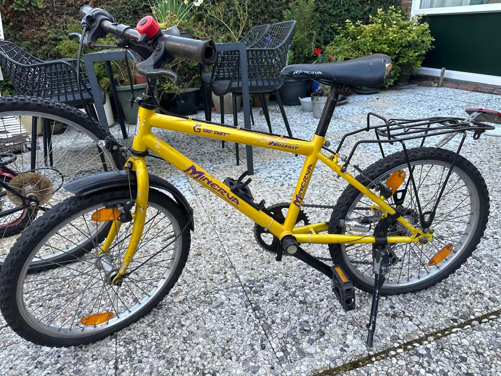 Minerva Hillbilly Kinderfiets 20 inch - Geel, Fietsen en Brommers, Fietsen | Kinderfietsjes, Ophalen, Gebruikt, 16 tot 20 inch