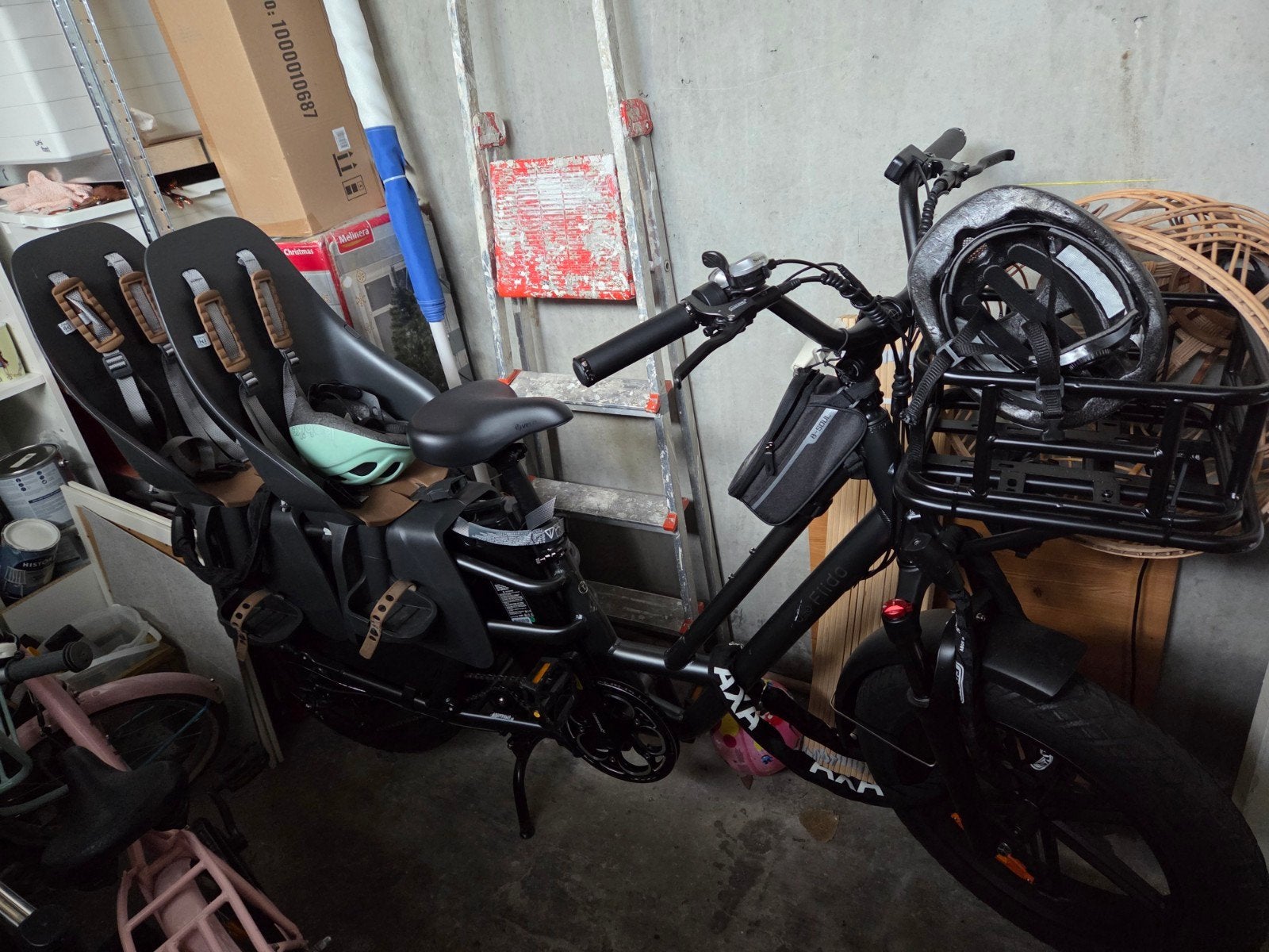Fiido T2 Elektrische Bakfiets (Longtail), Fietsen en Brommers, Ophalen, Zo goed als nieuw, 3 kinderen, Elektrisch