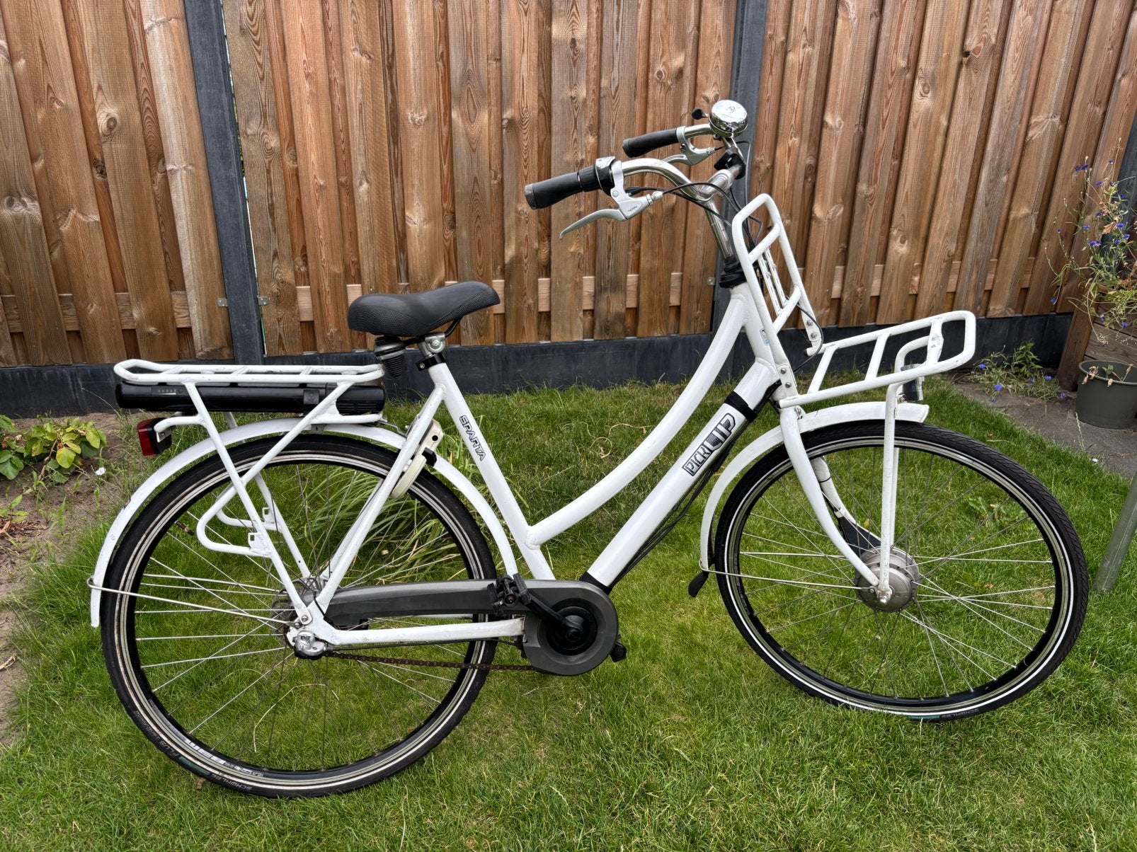 28” sparta pick up e-bike dames / meisjes fiets, Fietsen en Brommers, Elektrische fietsen, Ophalen, Zo goed als nieuw, Sparta