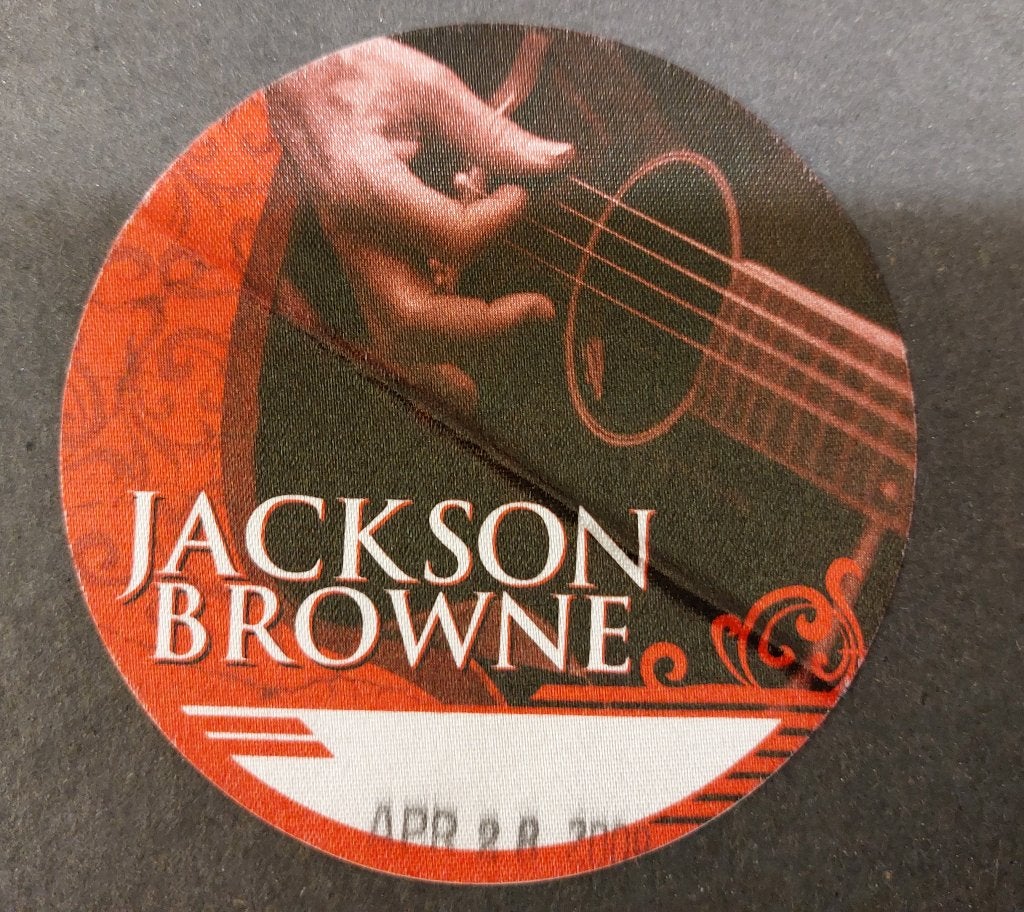 Jackson Browne BACKSTAGE PASS Amsterdam 2009, Gebruikt, Verzenden, Jackson Browne, NvT