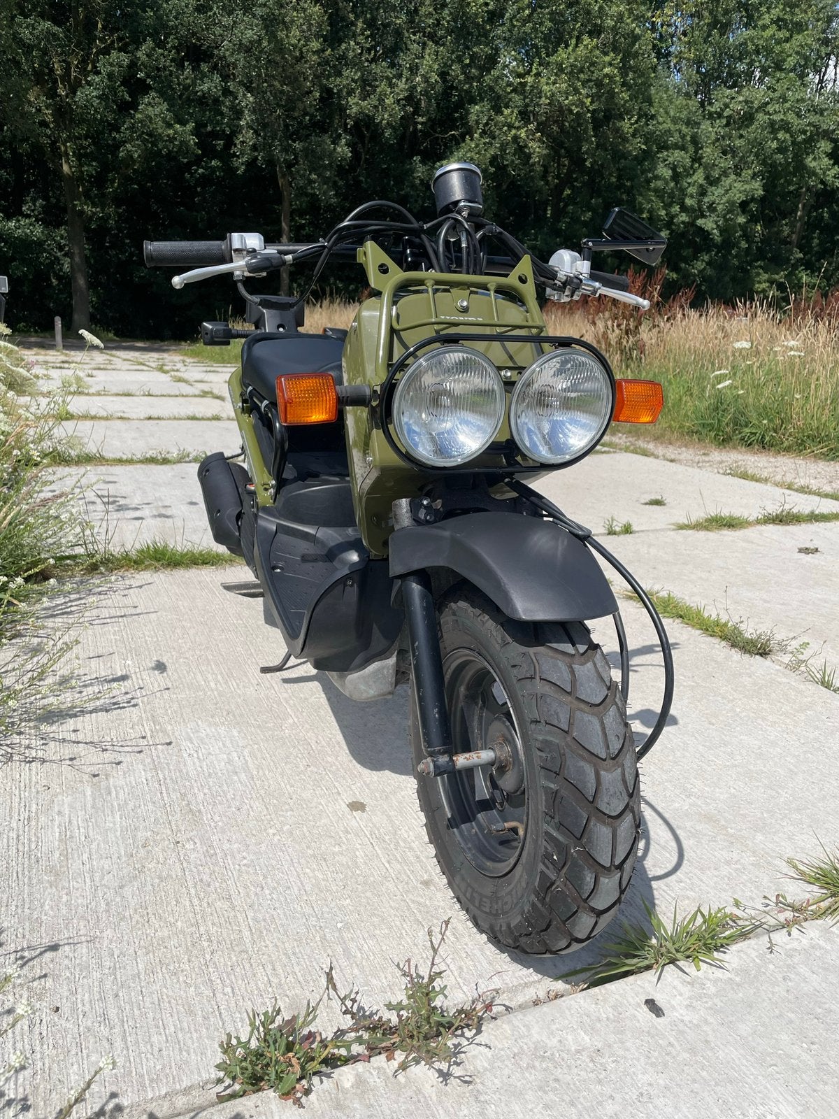 Honda Zoomer NPS50 - 2017 - army green, Ophalen, Overige modellen, Maximaal 45 km/u, Zo goed als nieuw