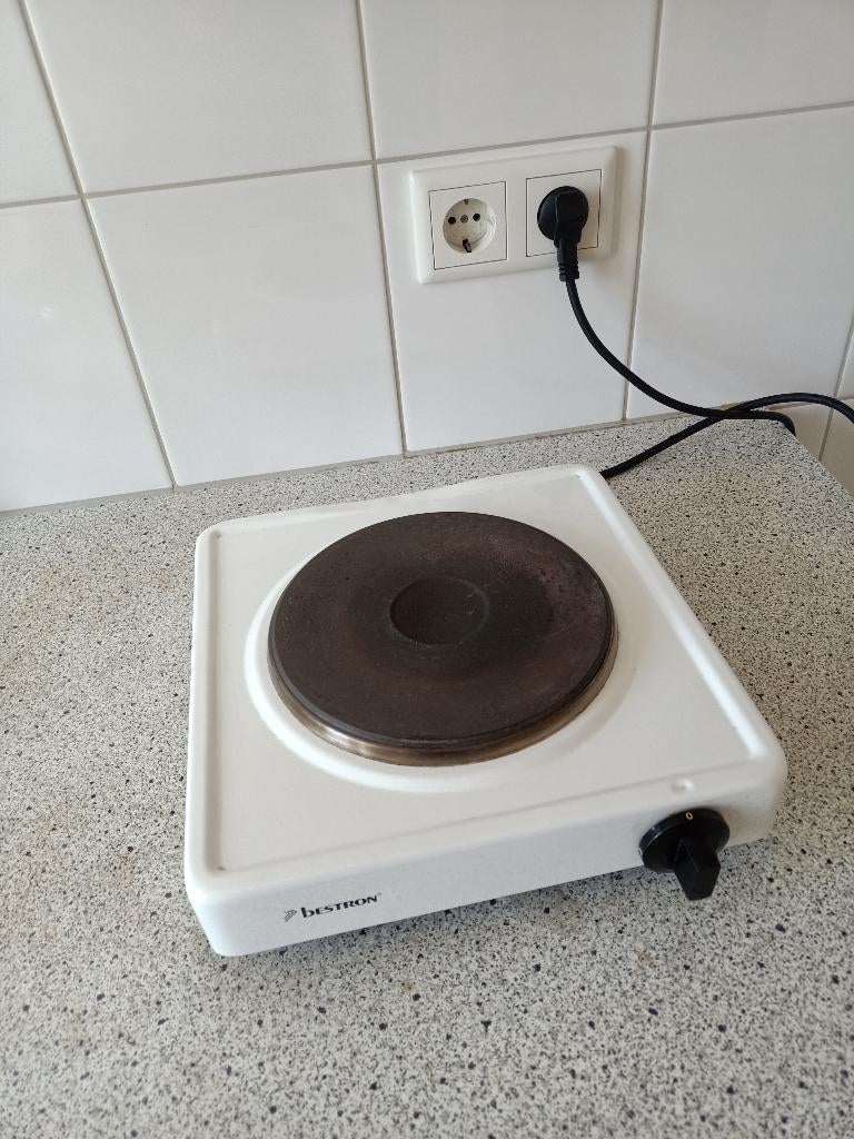kookplaat Bestron; 1 pits, Zo goed als nieuw, Vrijstaand, Elektrisch, 4 kookzones
