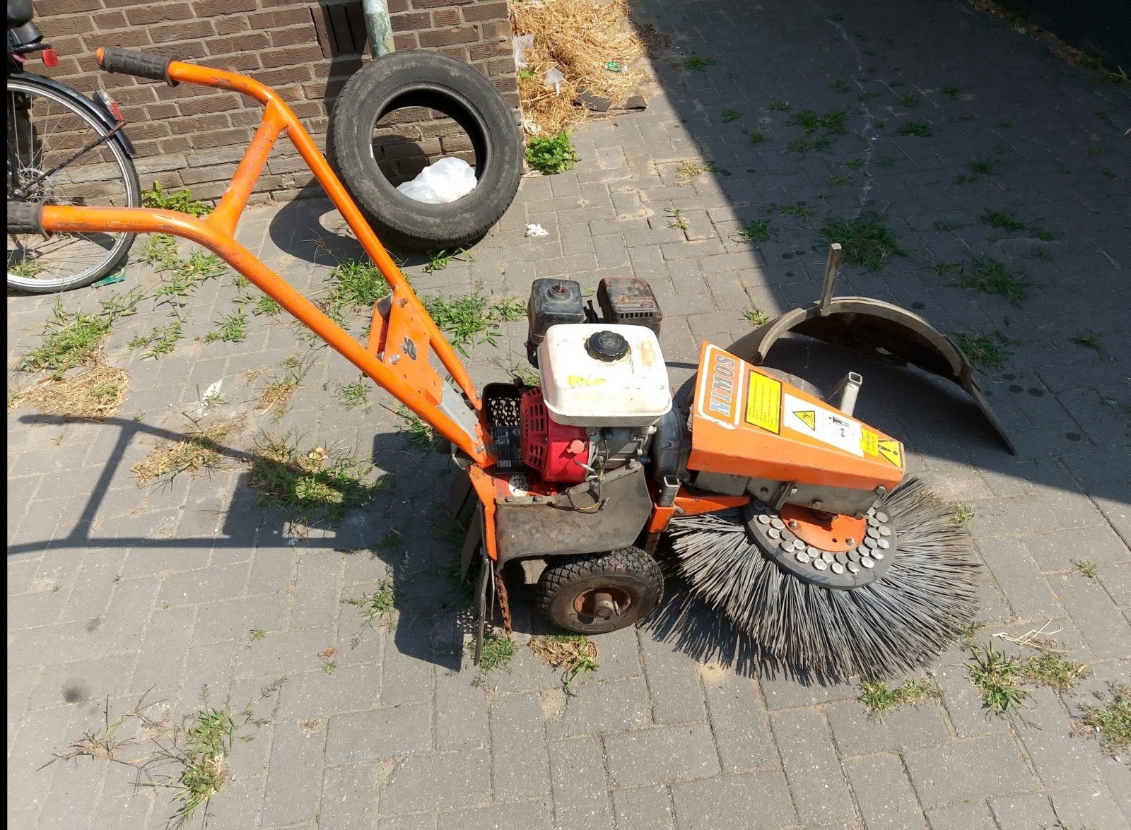 Nimos Mug Onkruidborstel - Krachtige Onkruidverwijderaar, Ophalen, 50 cm of meer