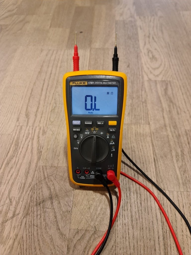 Fluke 17B+ multimeter | temperatuur sensor | CAT III 600V, Ophalen of Verzenden, Zo goed als nieuw, Overige typen, Overige merken