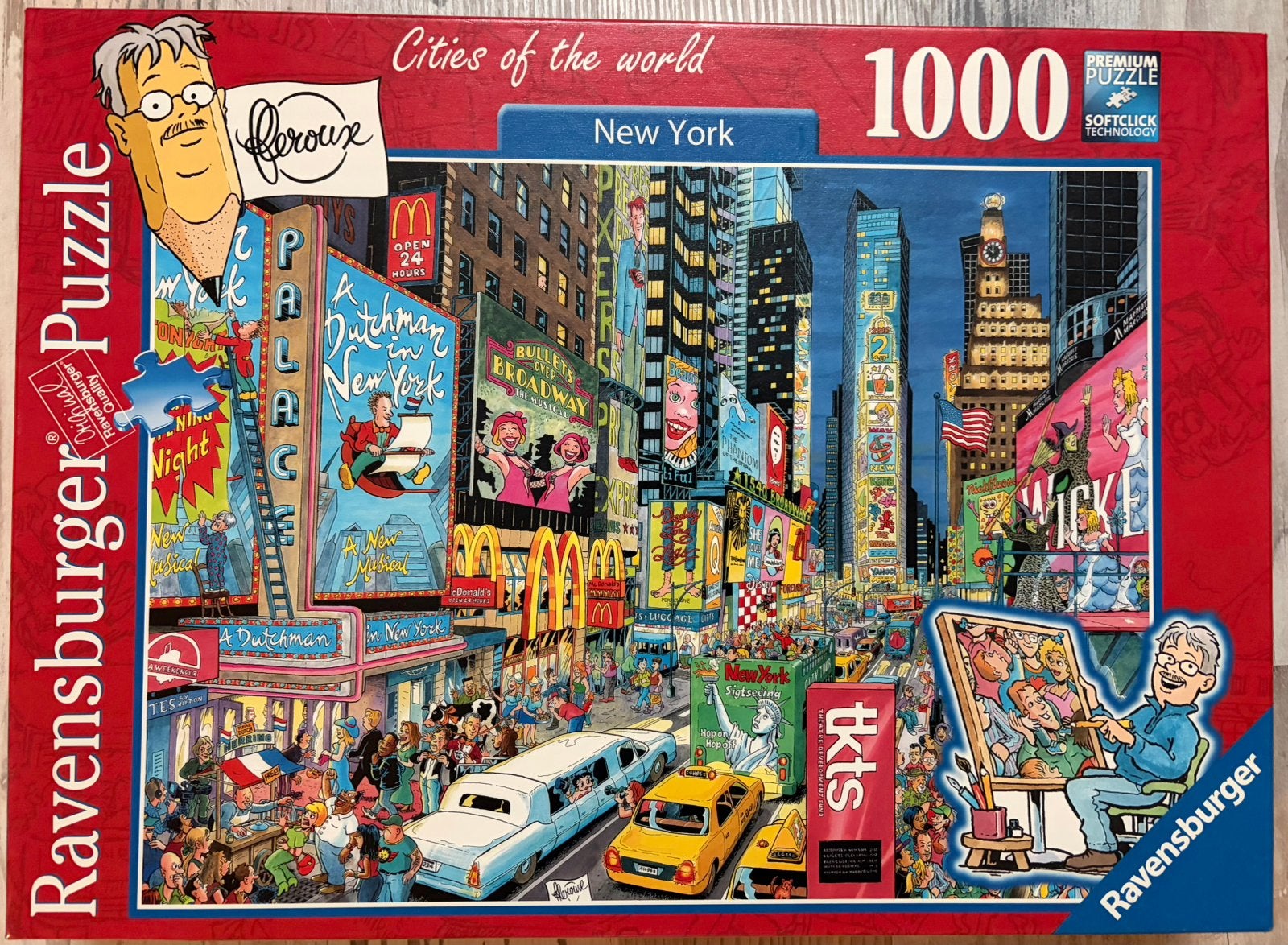 Ravensburger puzzel New York, Ophalen of Verzenden, 500 t/m 1500 stukjes, Zo goed als nieuw, Legpuzzel