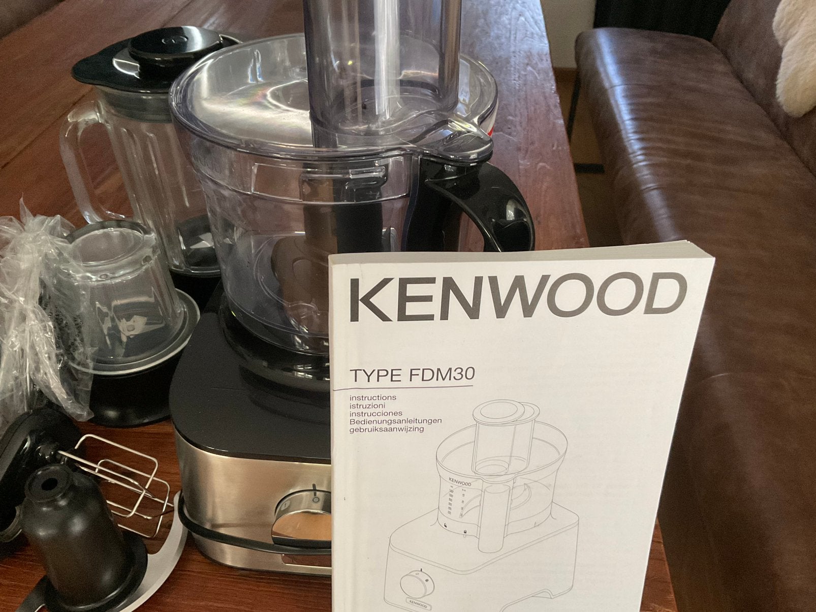 Kenwood keukenmachine, incl onderdelen,NIEUW, Witgoed en Apparatuur, Ophalen of Verzenden, Nieuw
