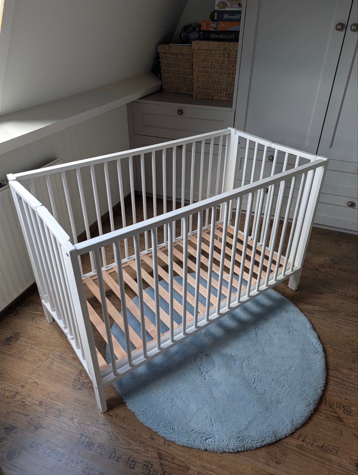 2x Inklapbaar Ledikant met Matras, Kinderen en Baby's, Babywiegjes en Ledikanten, Ophalen, Gebruikt, Ledikant