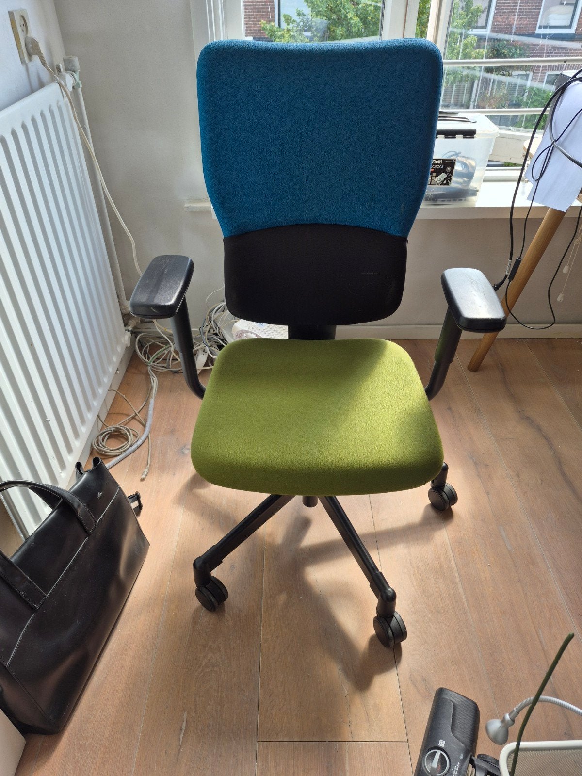 Steelcase Let's B Bureaustoel - Ergonomisch en Verstelbaar, Ophalen of Verzenden, Ergonomisch, Zo goed als nieuw, Groen