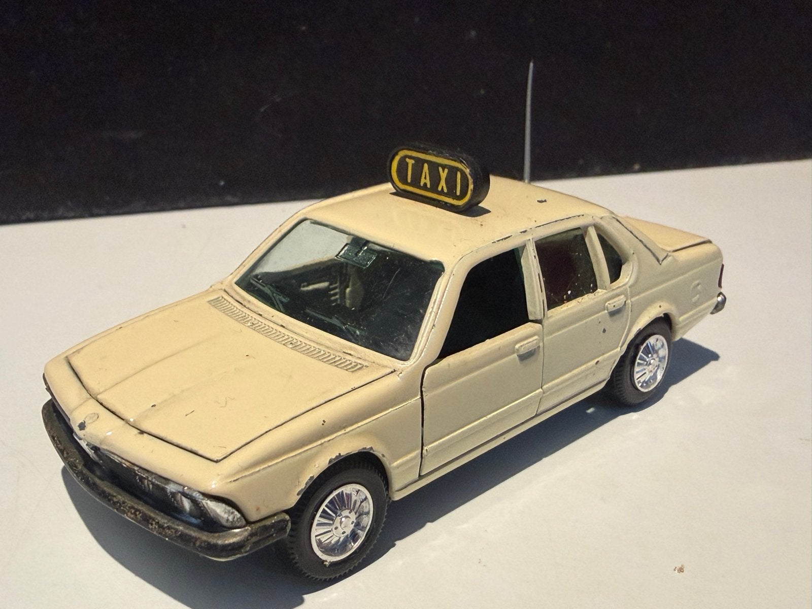 GAMA-MINI BMW M 1:45 Taxi - Made in Western Germany, Ophalen of Verzenden, Gebruikt, Overige typen