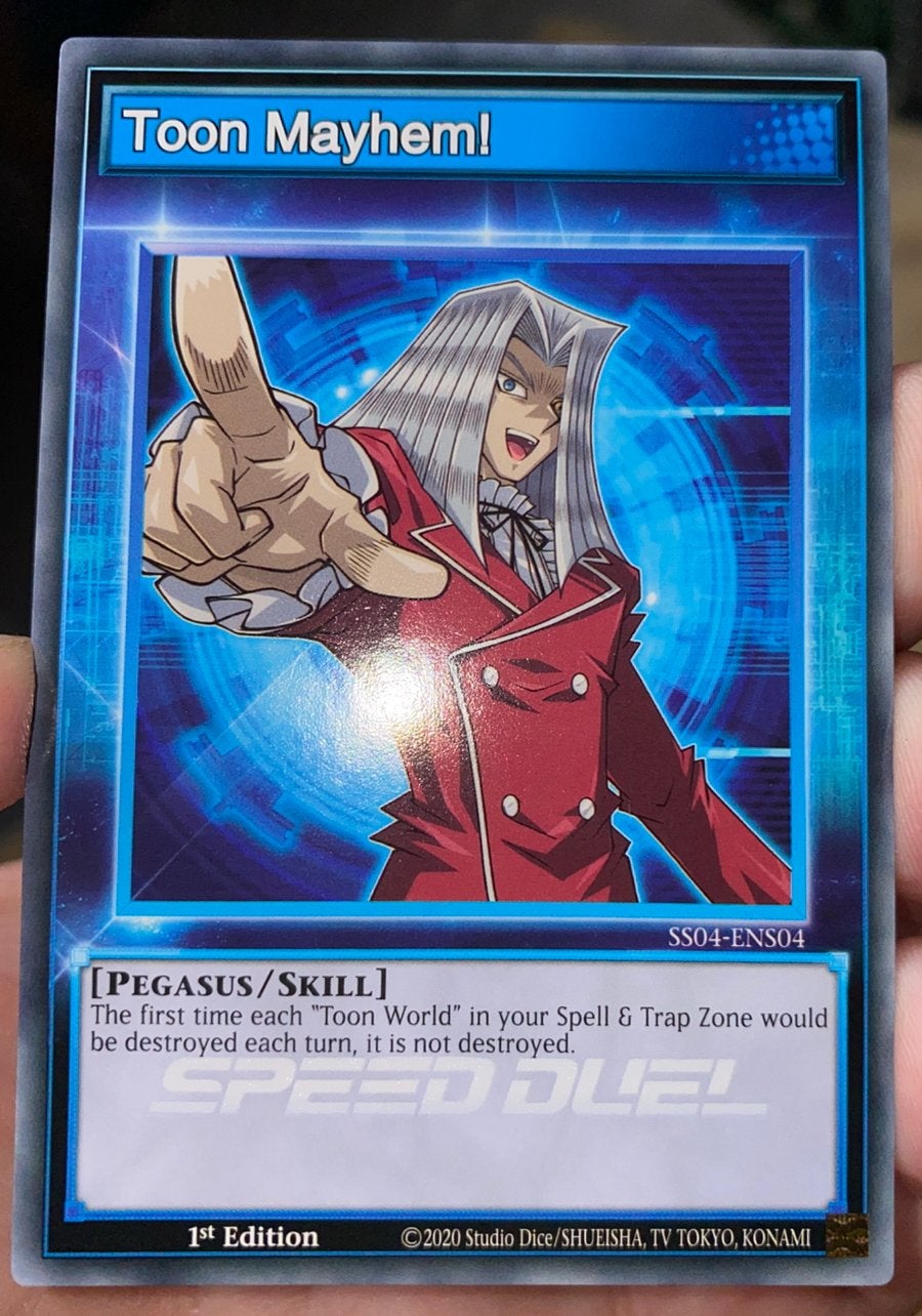 Yu-Gi-Oh! Toon Mayhem SS04 1st Skill Duel Promo !, Hobby en Vrije tijd, Verzamelkaartspellen | Yu-gi-Oh!, Ophalen of Verzenden