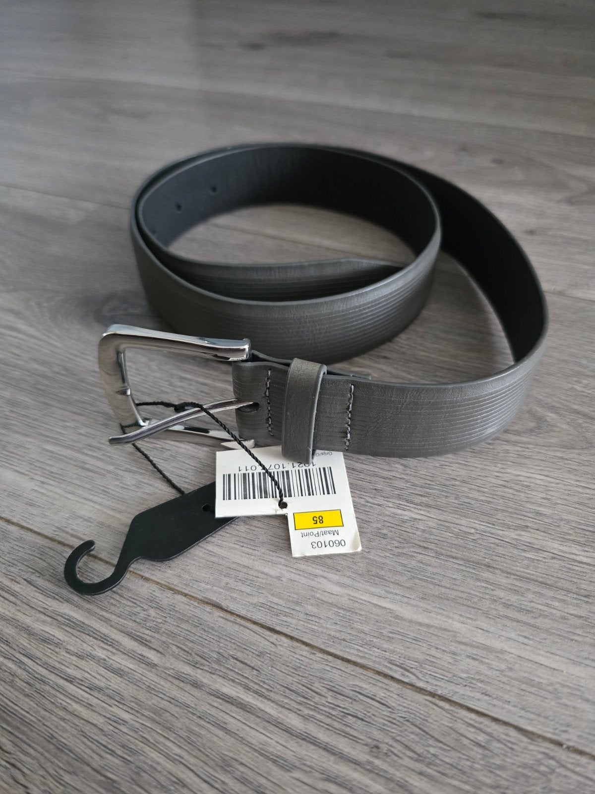Grijs riem, maat 85, Nieuw (Y12), Ophalen of Verzenden, Nieuw, Overige kleuren, Minder dan 95 cm