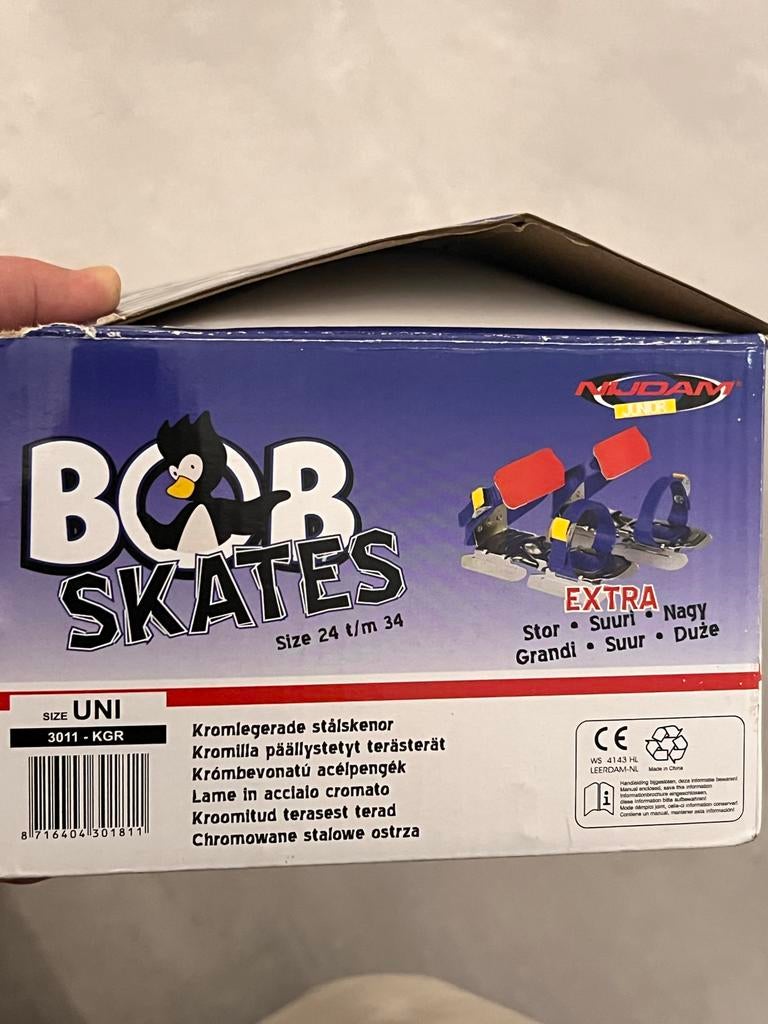 Nijdam Bob Skates en verstelbare ijshockeyschaatsen, Sport en Fitness, Schaatsen, Ophalen, Zo goed als nieuw, Friese doorlopers