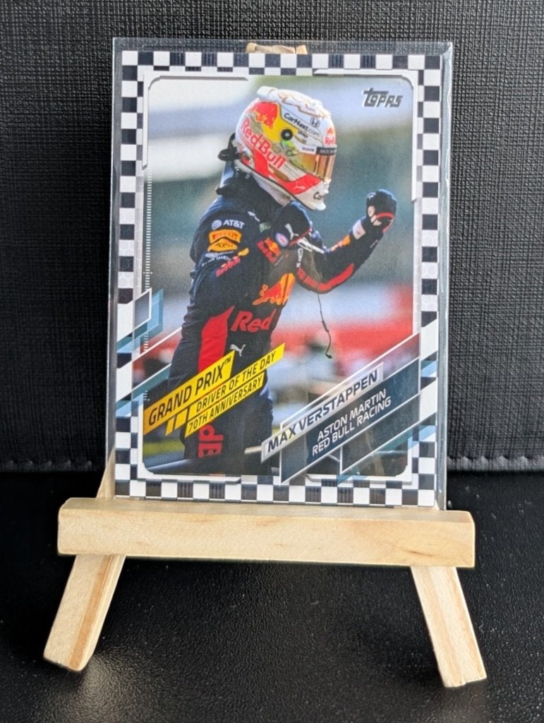2021 topps  f1 Max verstappen #167 Checker, Ophalen of Verzenden, Zo goed als nieuw, Formule 1