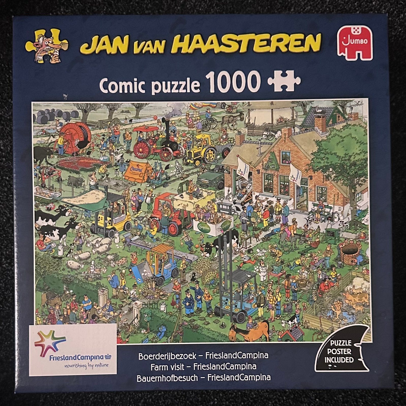 Jan van Haasteren puzzel FRIESLAND CAMPINA BOERDERIJ BEZOEK
