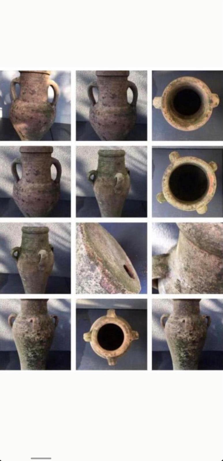 Oud Hollandse terracotta unieke kruiken vazen verzameling, Tuin en Terras, Ophalen, Gebruikt