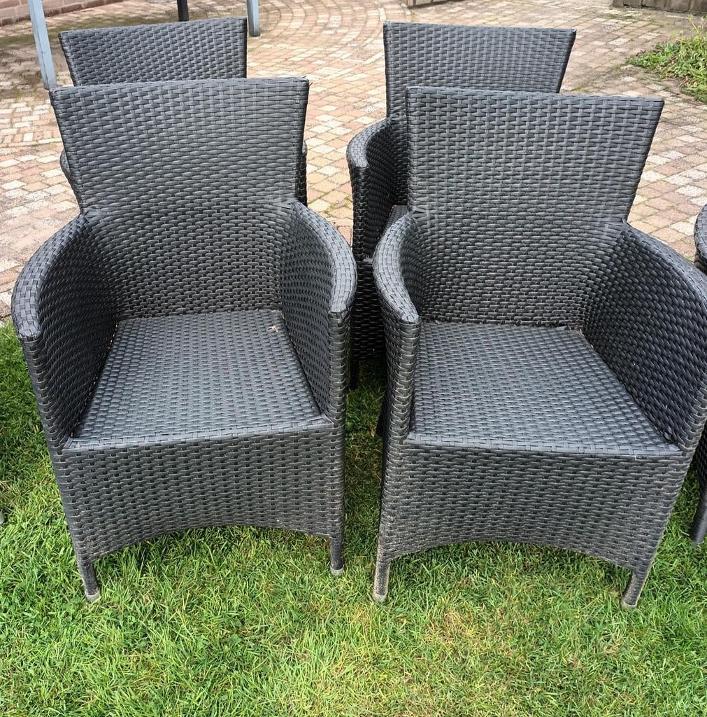 Set tuinstoelen, Tuin en Terras, Ophalen, Gebruikt, Kunststof