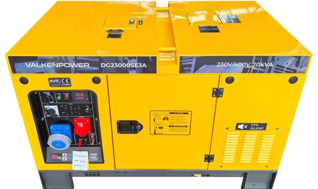 Diesel Generator 16 kW Geluidsgedempt met ATS en AVR, Ophalen, Nieuw