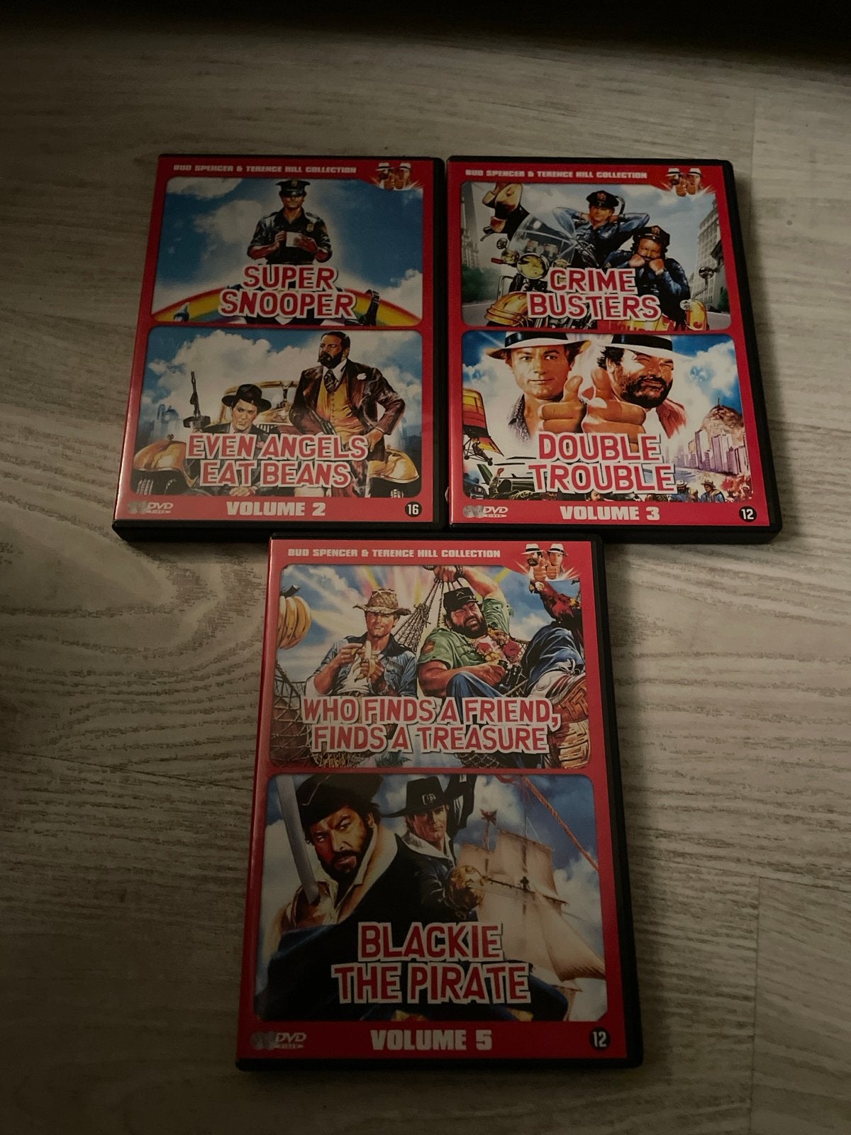 Bud Spencer & Terence Hill Collection - Volumes 2, 3 & 5, Nederlands, Ophalen of Verzenden, Vanaf 12 jaar, Inclusief doosje