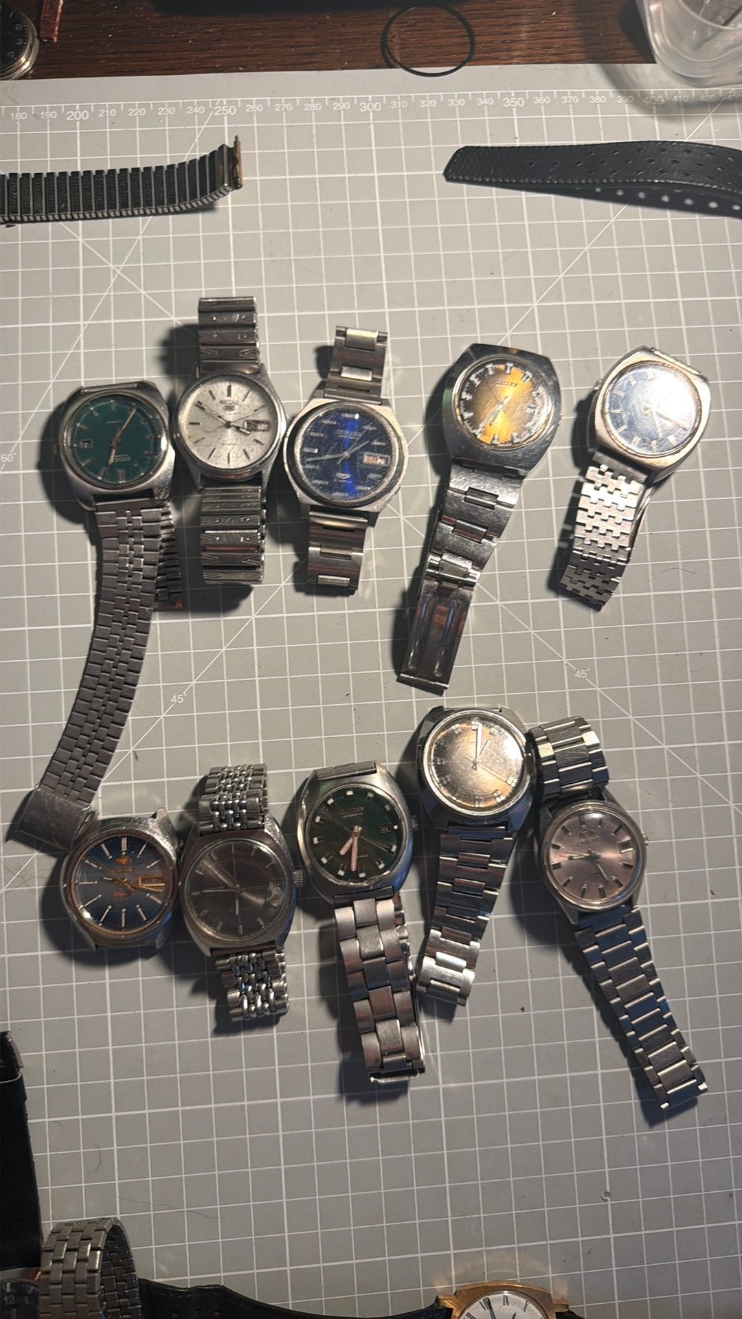 Vintage Horloges: Seiko, Citizen, Orient Collectie, Seiko, Gebruikt, Staal, Polshorloge