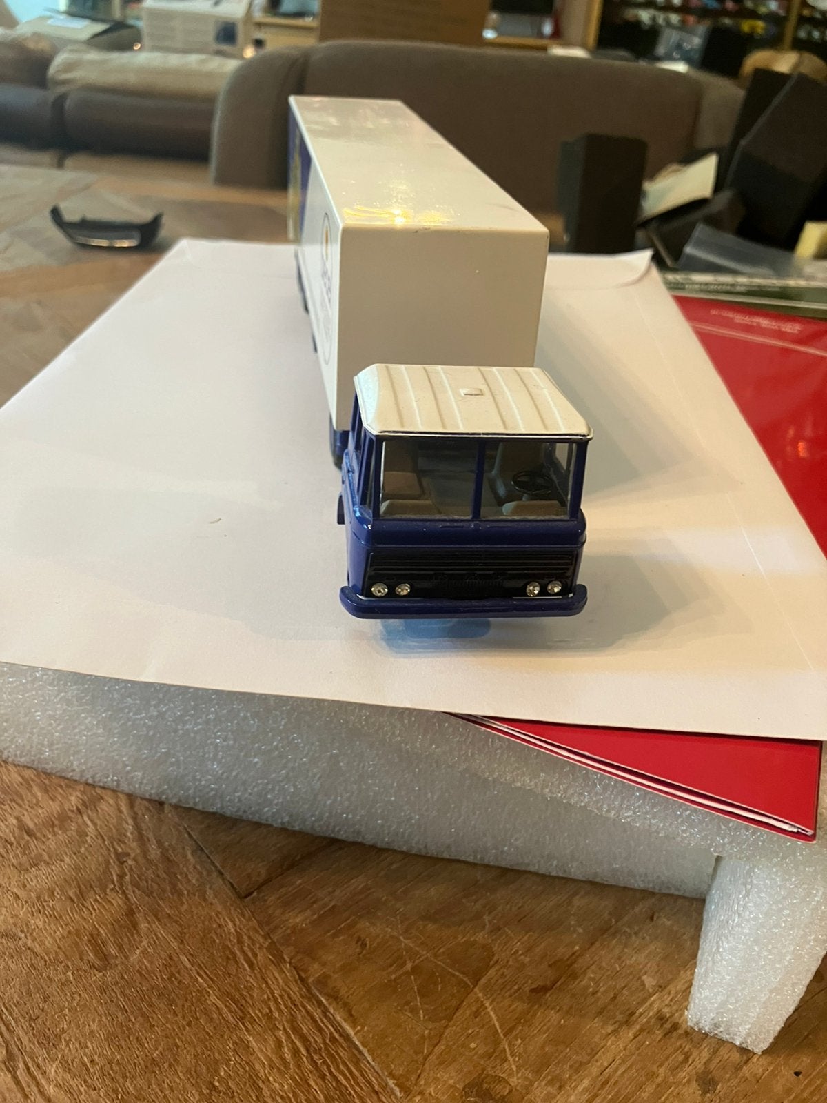 DAF 2600 Trekker / Oplegger Lion Car BECEL, Ophalen of Verzenden, Zo goed als nieuw, Bus of Vrachtwagen, Lion Toys
