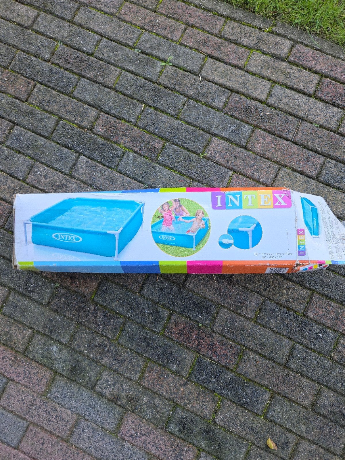 Intex Opzetzwembad - gebruikt, 2 stuks, Tuin en Terras, Ophalen, Gebruikt, Minder dan 80 cm, Vierkant