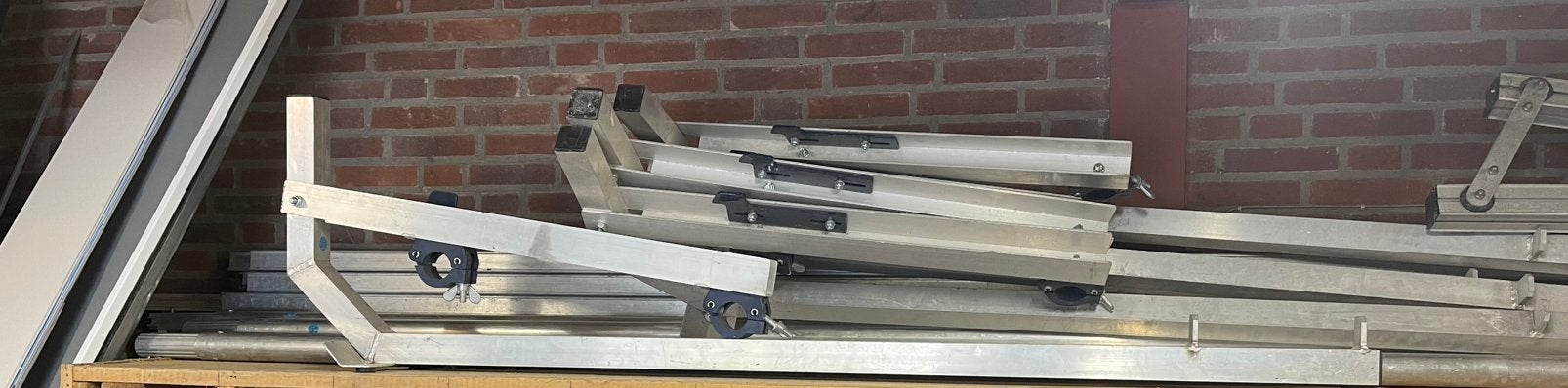 Dakrand beveiliging 27 meter voor plat dak, Ophalen, Gebruikt, Overige typen, Minder dan 2 meter