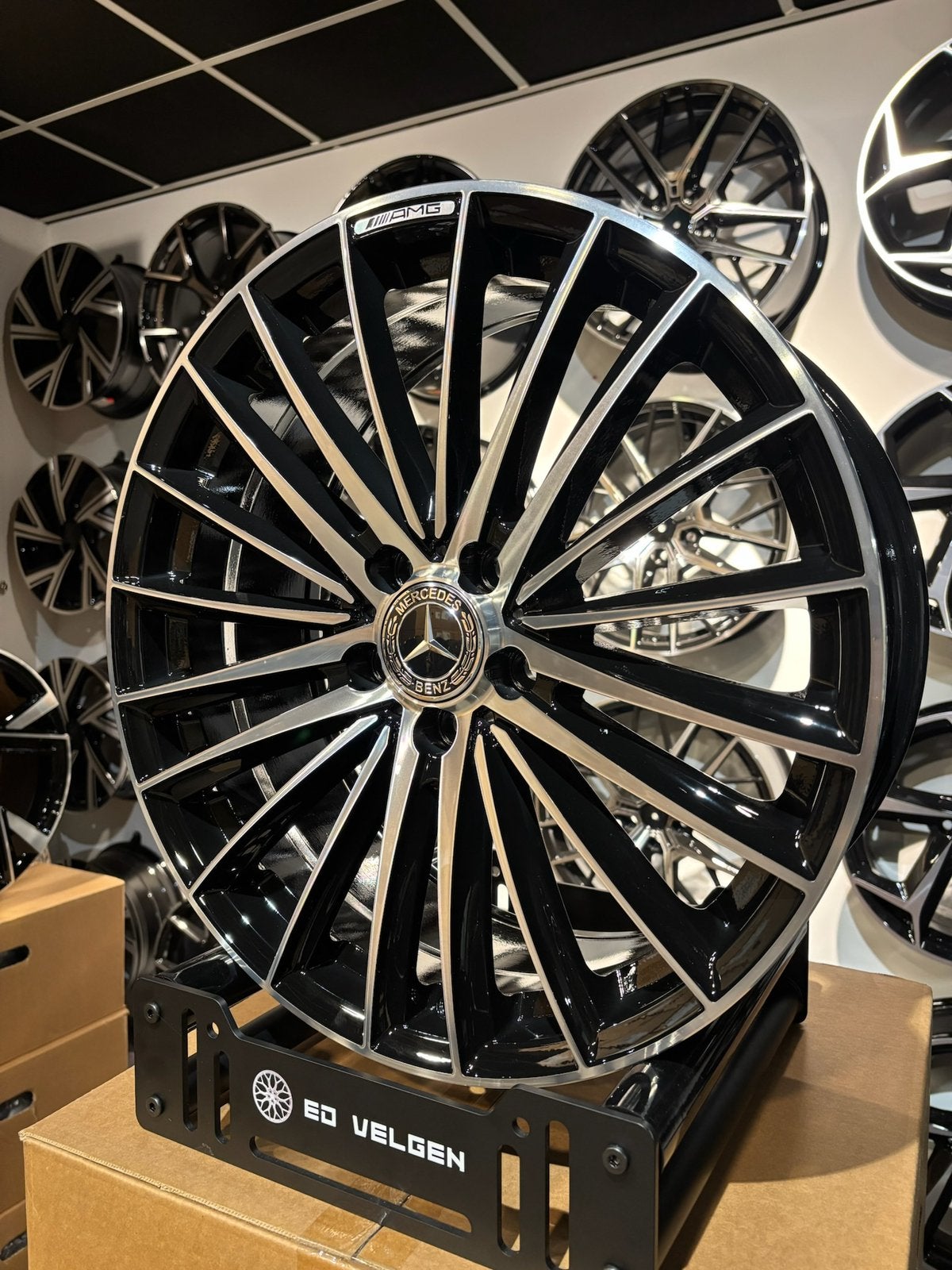 19 inch velgen voor Mercedes “AMG LOOK” C/E/GLC NIEUW 5x112, 19 inch, Velg(en), Nieuw, Ophalen of Verzenden