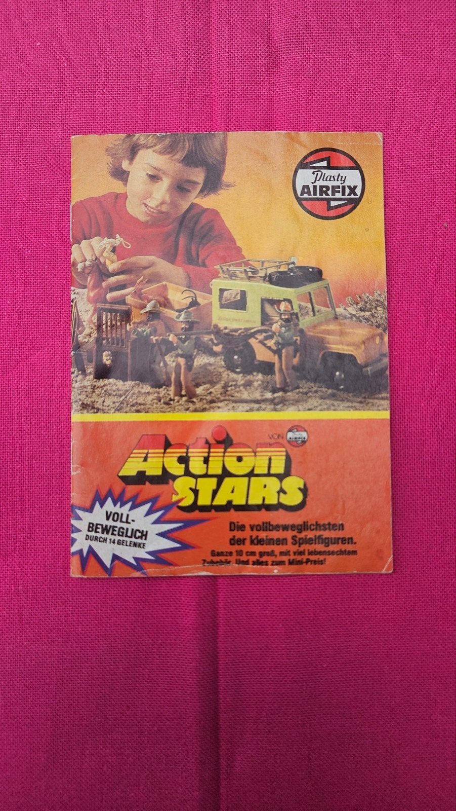 Vintage Plasty Airfix Action Stars Catalogus/Folder, Ophalen of Verzenden