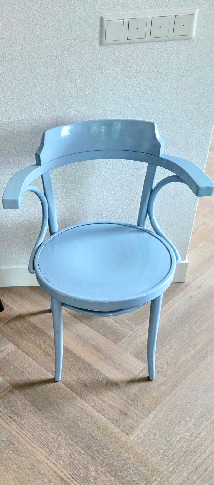 THONET LOOK CAFE STOELEN, Ophalen, Gebruikt, Twee, Blauw