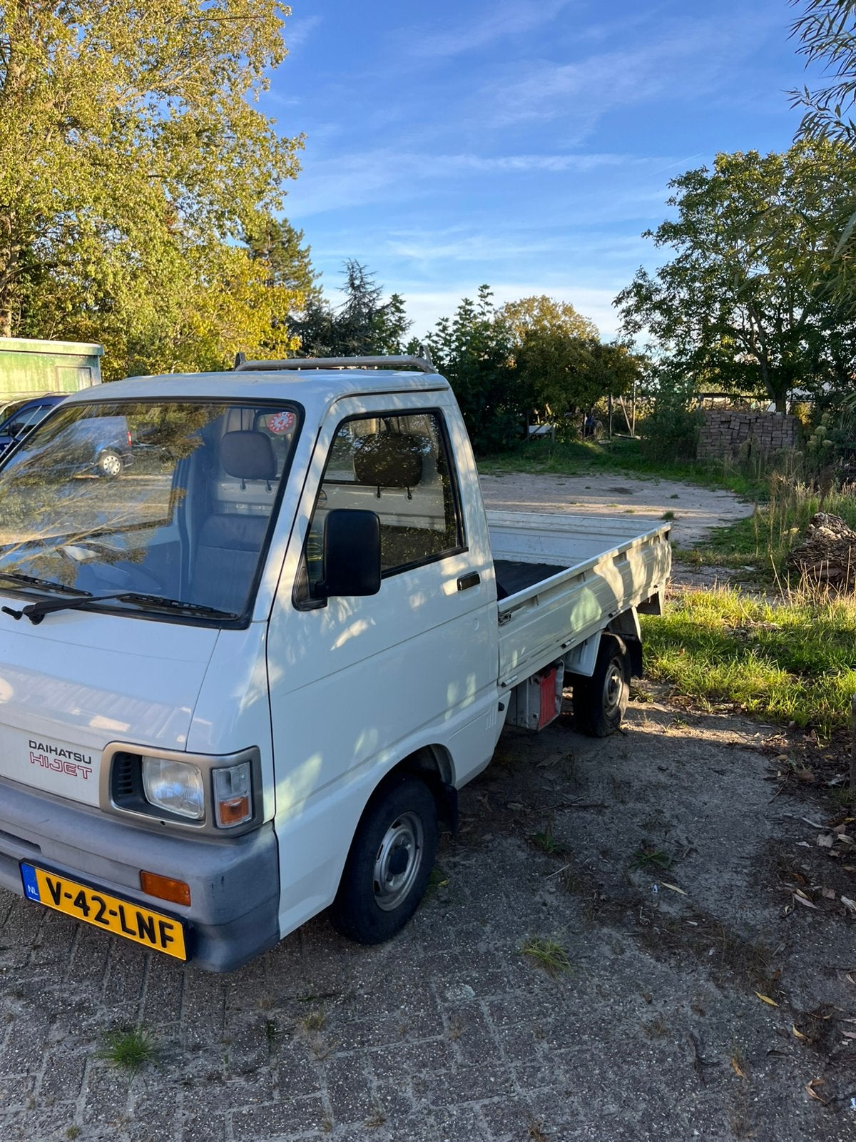 Daihatsu 1991 Wit, Achterwielaandrijving, Daihatsu, Leder, Bruin