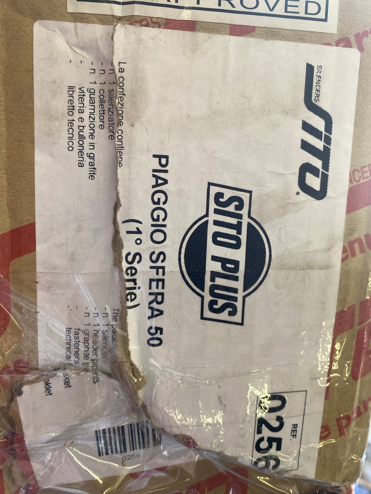 Sito Plus Uitlaat Piaggio Sfera 50 (1e serie) - Nieuw, Ophalen of Verzenden, Nieuw