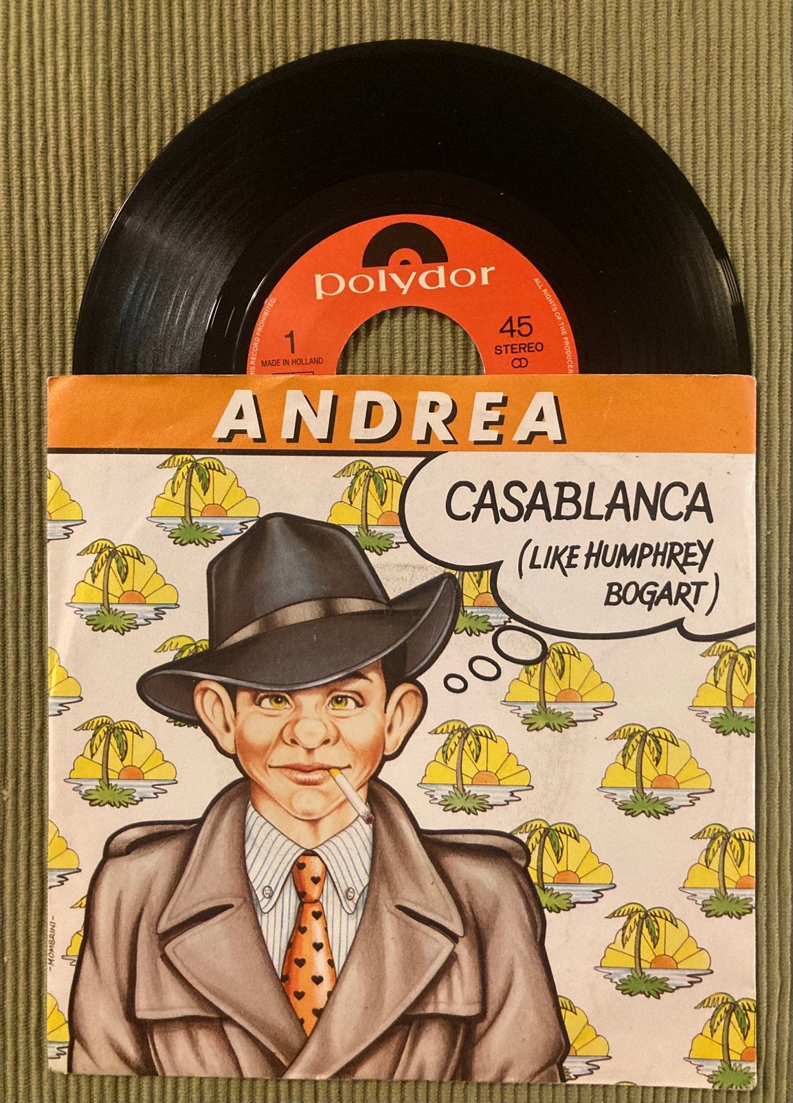 Vinyl single Andrea - Casablanca (Like Humphrey Bogart), Gebruikt, 7 inch, Ophalen of Verzenden, Pop