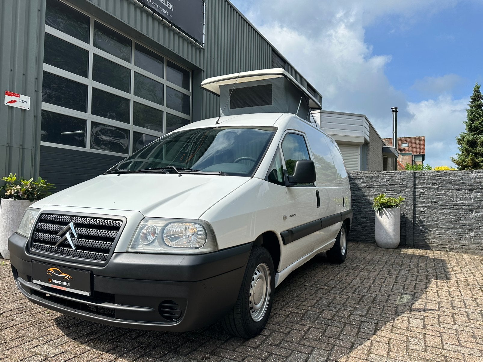 Citroën Jumpy Camper Combi 2.0 HDI 130KW Combi 8PL 2004 Wit, Auto's, Citroën, Bedrijf, Jumpy Combi, Diesel, Handgeschakeld, Geïmporteerd