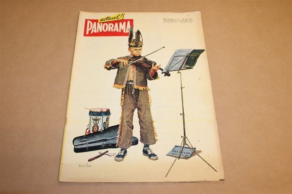 Vintage magazine - Panorama Nr. 17 - 1961, Verzamelen, Ophalen of Verzenden, 1960 tot 1980, Knipsel(s)