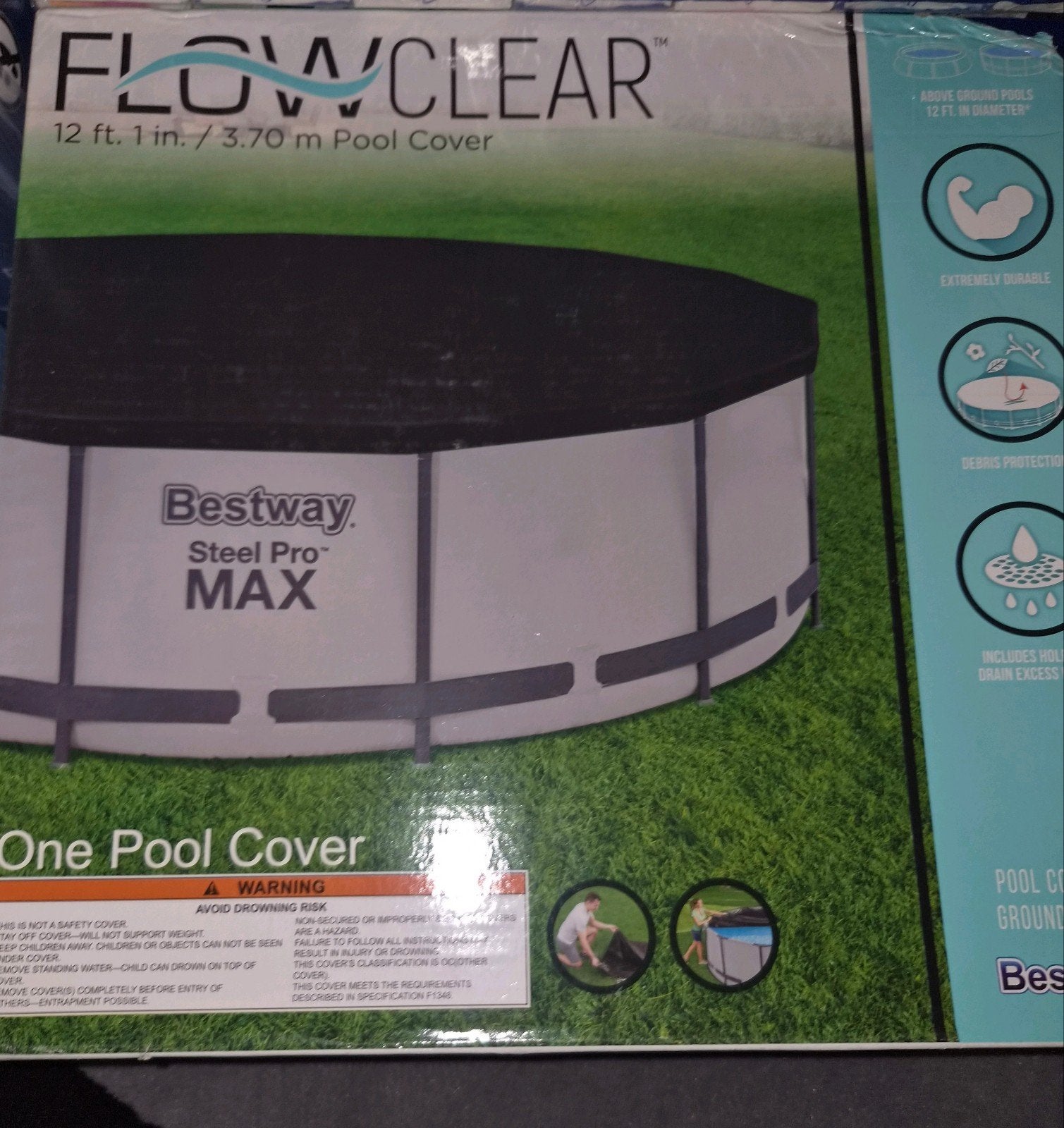 Bestway Flowclear Zwembadafdekking 3.70m, Ophalen, Nieuw