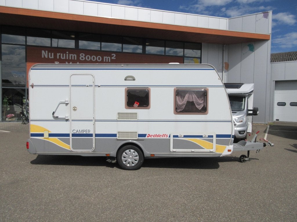 Dethleffs Camper 440 DB DWARSBED EN MOVER, Schokbreker, Treinzit, Tot en met 3, Dethleffs