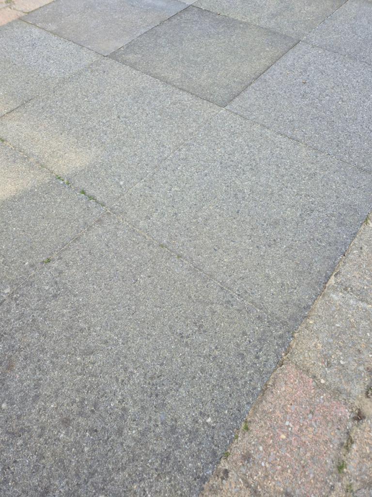 45 stuks Oud Hollandse betontegels 50x50cm, Ophalen, Gebruikt, 10 m² of meer, Beton