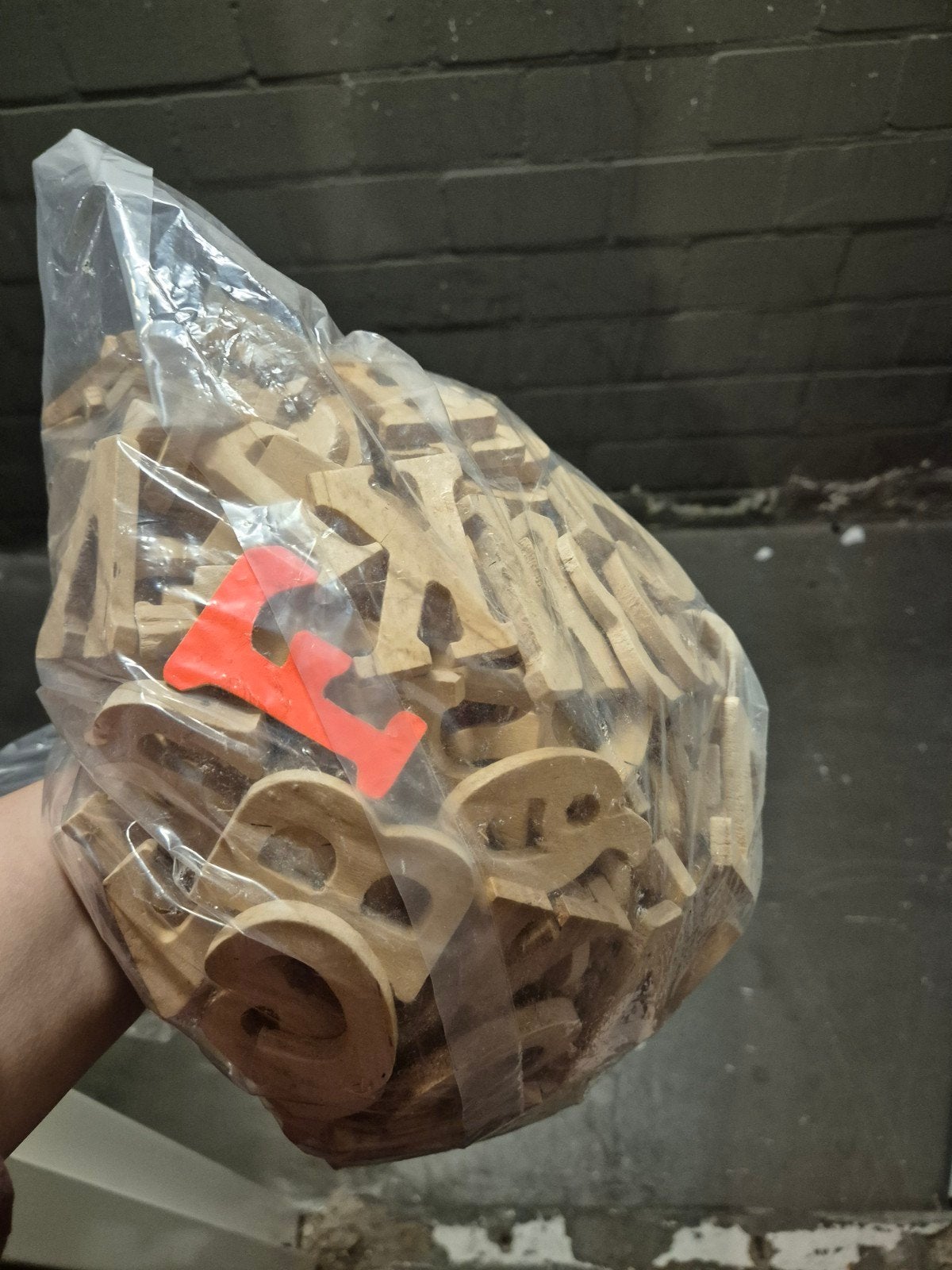 Houten letters en cijfers - Knutselmateriaal, Ophalen, Overige thema's, Nieuw, Hout