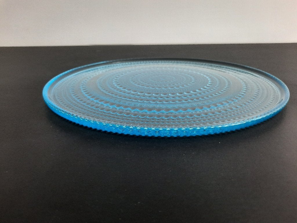 blauwe Iittala gebak taart schaal nieuw 31 cm, Schaal, Rond, Nieuw, Ophalen of Verzenden