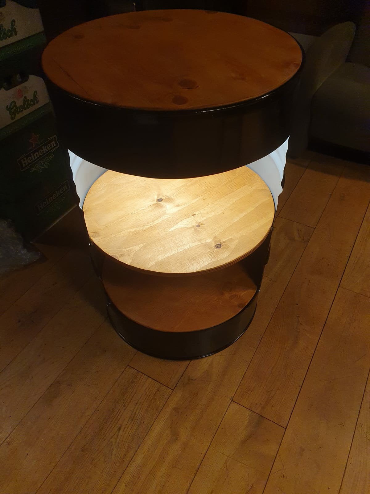 Industrieel kastje met verlichting, Ophalen, Nieuw