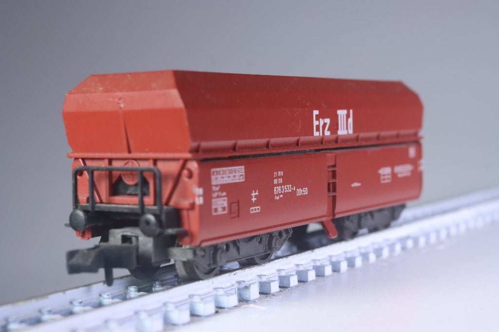 Zelflosser type OOt 50, Erz IIId, DB, Hobby en Vrije tijd, Modeltreinen | N-Spoor, Gelijkstroom, Fleischmann, Wagon, Ophalen of Verzenden