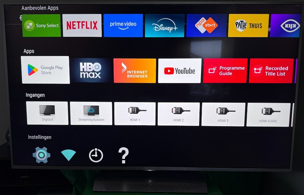 Sony Bravia KD55XD8577 4K Smart TV met afstandsbediening