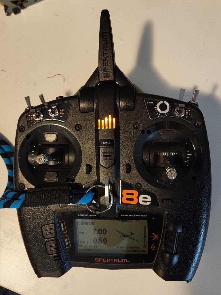 Spektrum Dx8E zender, Ophalen of Verzenden, Zo goed als nieuw, RTF (Ready to Fly)