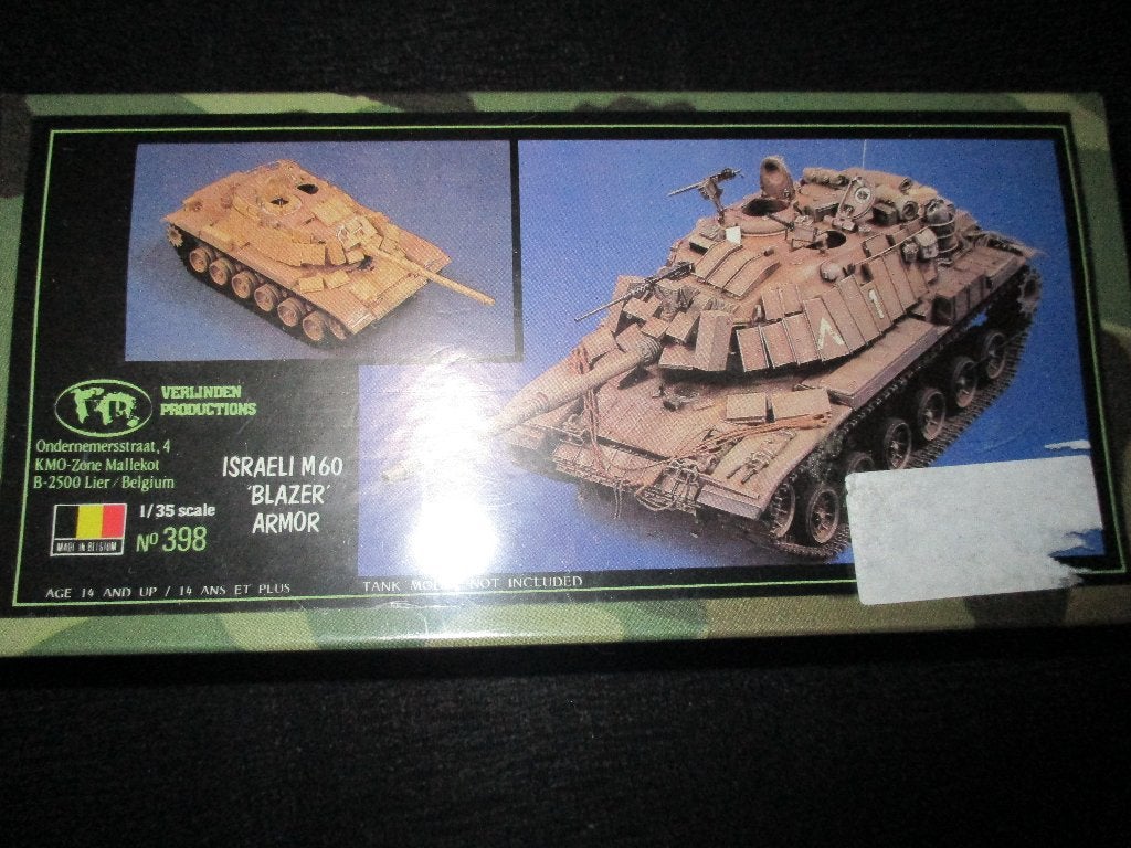 D-421,VERLINDEN 1-35,NO,398,Israeli M60 'Blazer' Armour, Overige merken, 1:32 tot 1:50, Overige typen, Nieuw