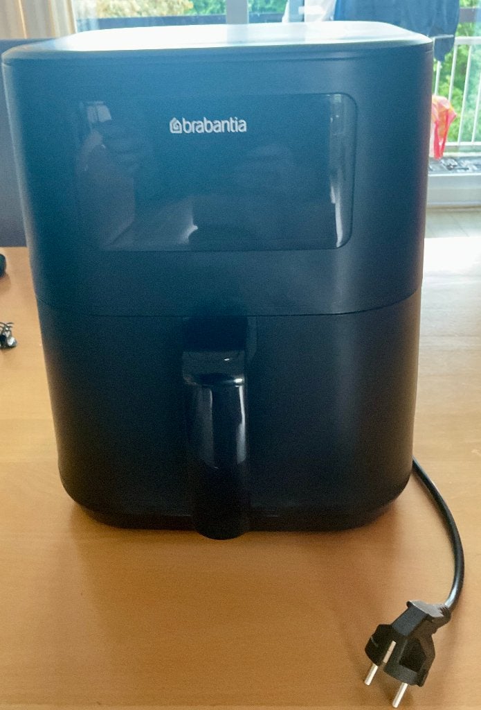 Black Air Fryer - Brabantia, Ophalen of Verzenden, Gebruikt, Airfryer, Minder dan 750 gram