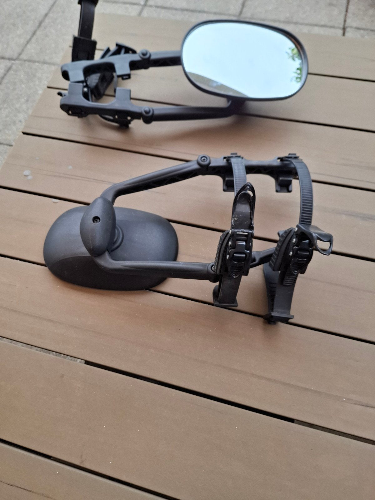 extra auto spiegel voor caravan, Ophalen, Gebruikt, Nissan