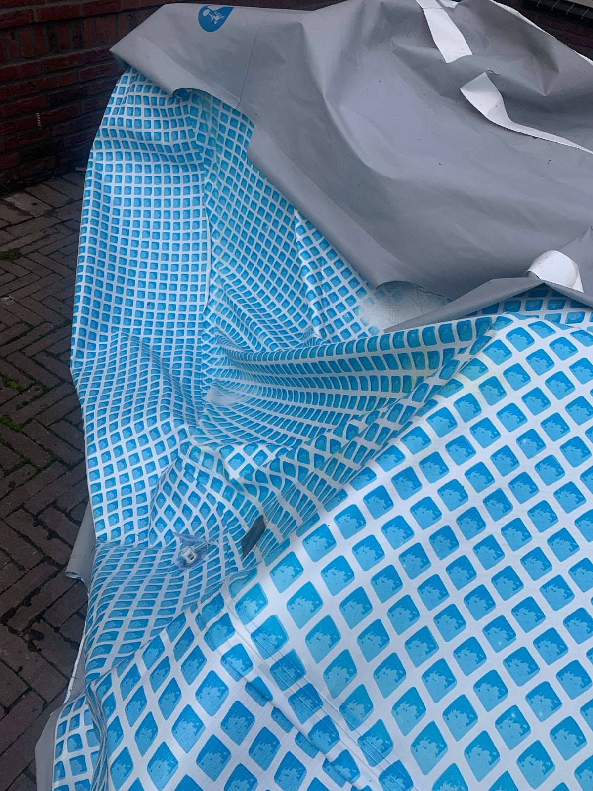Intex zwembad frame met koepelstokken (366x100 cm), Ophalen, Gebruikt, 80 tot 120 cm, Rond