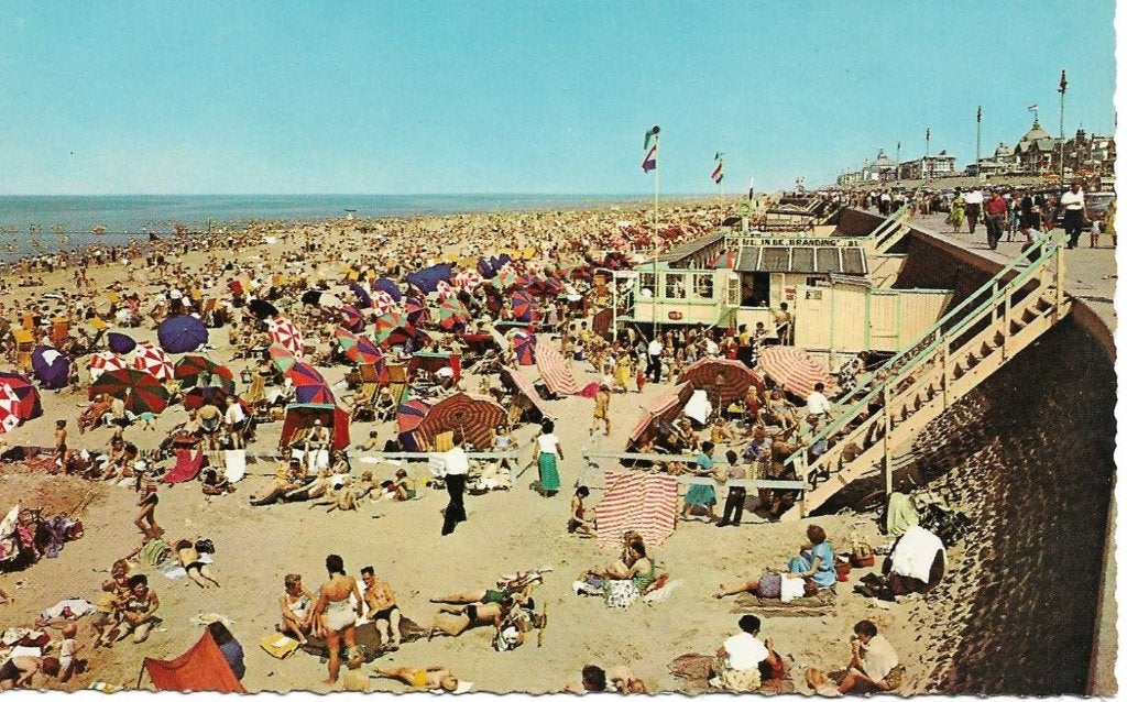 Scheveningen- -Strand., Verzenden, 1960 tot 1980, Ongelopen, Zuid-Holland