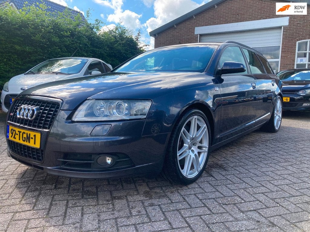 Audi A6 Avant 2.8 FSI quattro S-Line Bj 2008, Leer, Clima, C, Auto's, Audi, Bedrijf, Te koop, A6, 4x4, ABS, Adaptive Cruise Control