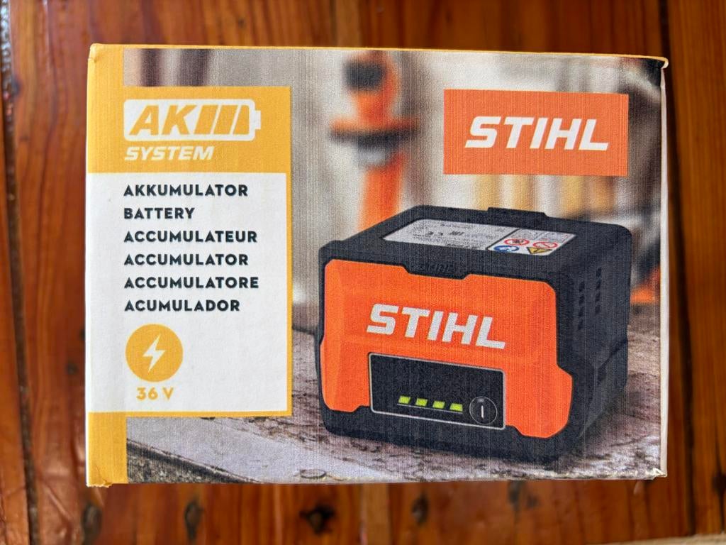 Nieuwe Stihl AK 20 accu (144 Wh) - Ongebruikt in verpakking, Ophalen of Verzenden, Zo goed als nieuw